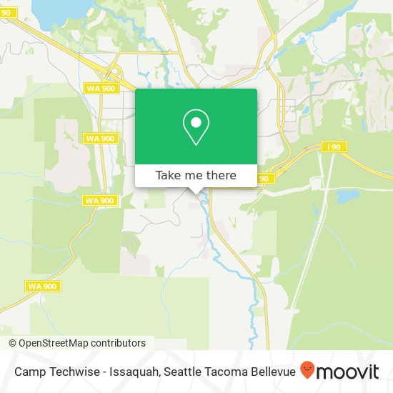 Camp Techwise - Issaquah map