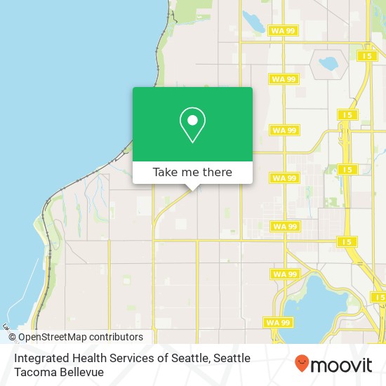 Mapa de Integrated Health Services of Seattle