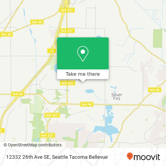 Mapa de 12332 26th Ave SE