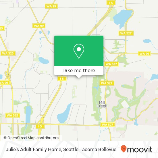 Mapa de Julie's Adult Family Home