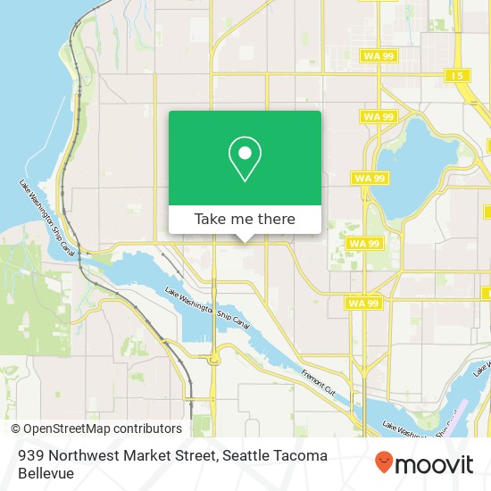 Mapa de 939 Northwest Market Street