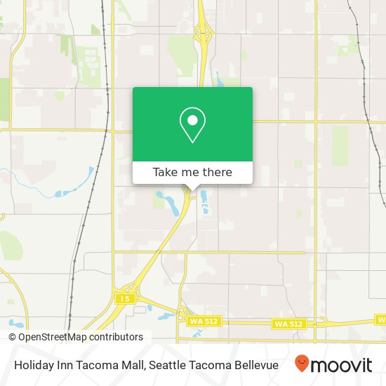 Mapa de Holiday Inn Tacoma Mall