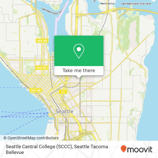 Seattle Central College (SCCC) map