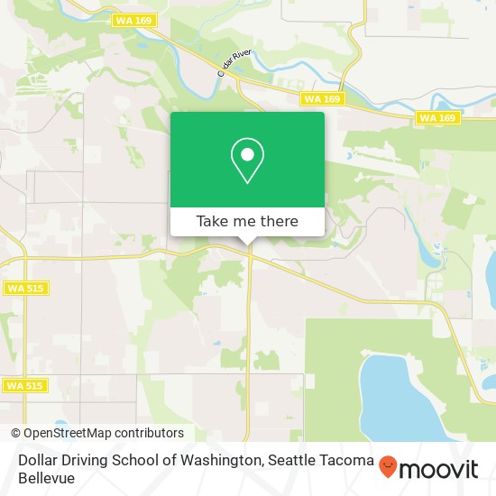 Mapa de Dollar Driving School of Washington
