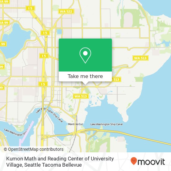 Mapa de Kumon Math and Reading Center of University Village