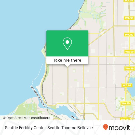 Mapa de Seattle Fertility Center