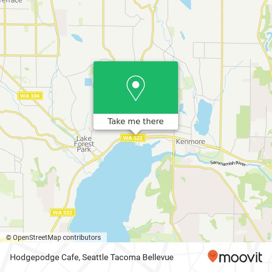 Mapa de Hodgepodge Cafe