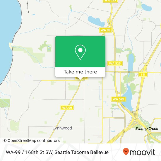 Mapa de WA-99 / 168th St SW