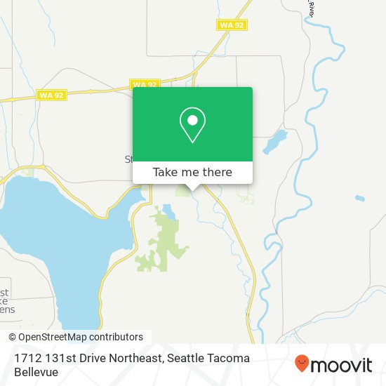 1712 131st Drive Northeast map