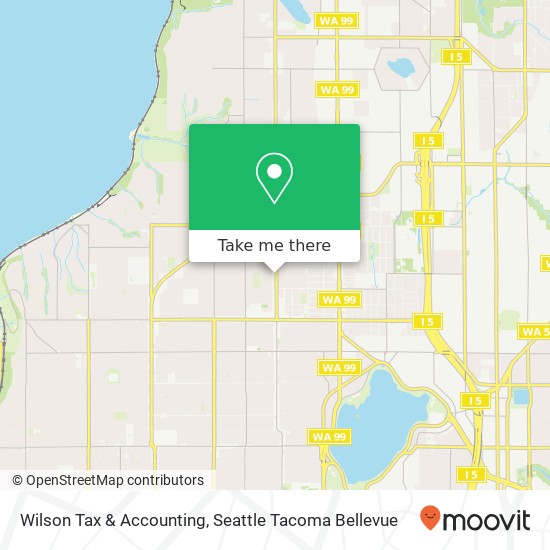 Wilson Tax & Accounting map