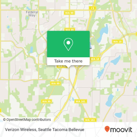 Mapa de Verizon Wireless