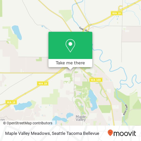 Maple Valley Meadows map