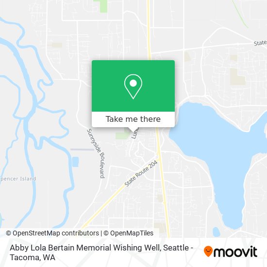 Abby Lola Bertain Memorial Wishing Well map