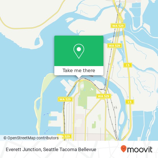 Mapa de Everett Junction
