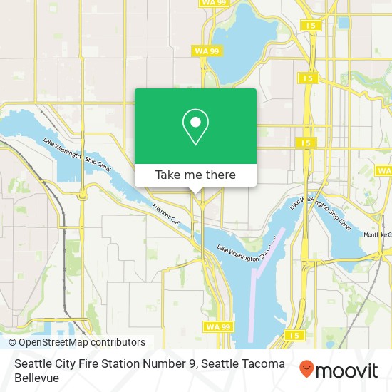 Seattle City Fire Station Number 9 map