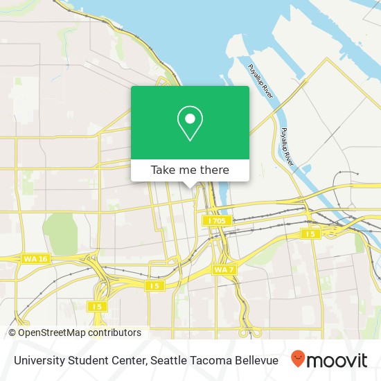 Mapa de University Student Center