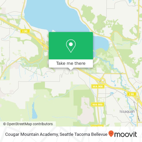 Mapa de Cougar Mountain Academy