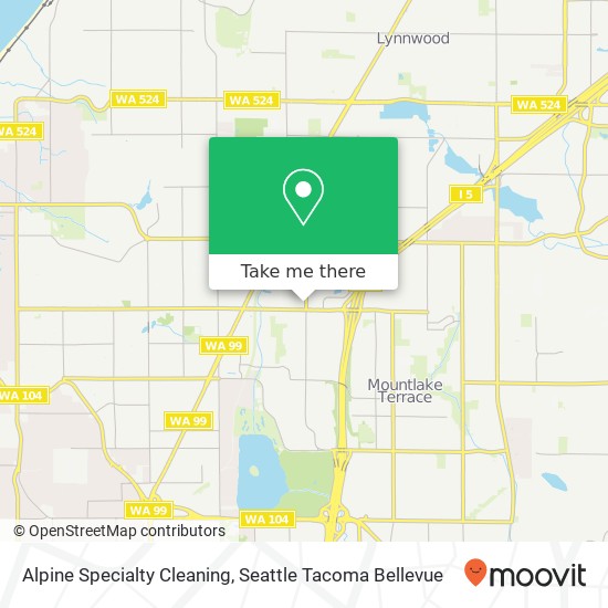 Alpine Specialty Cleaning map