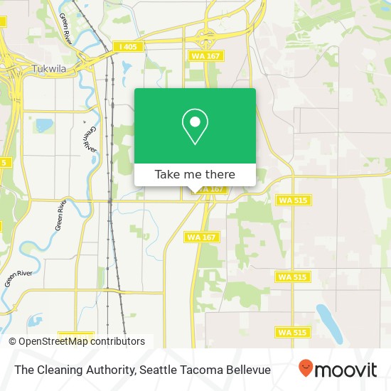 The Cleaning Authority map