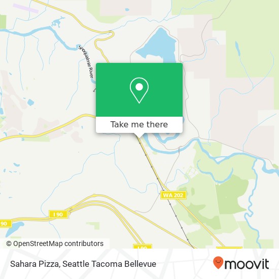 Sahara Pizza map