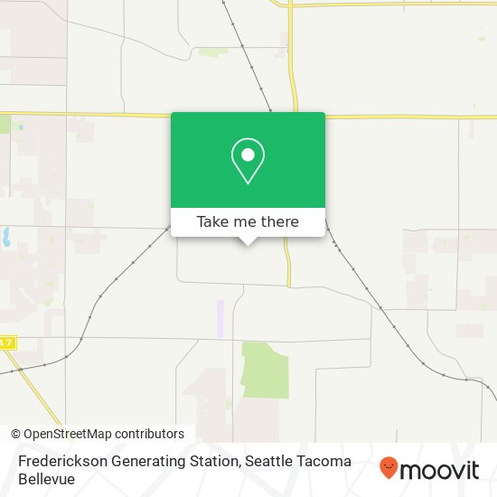 Frederickson Generating Station map