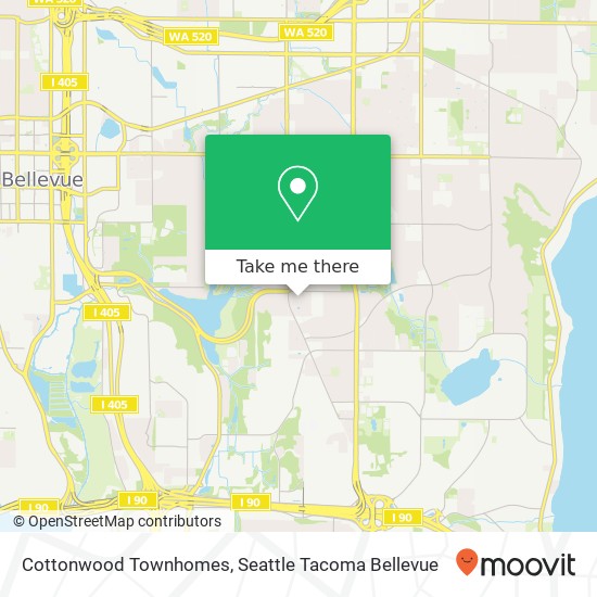 Cottonwood Townhomes map