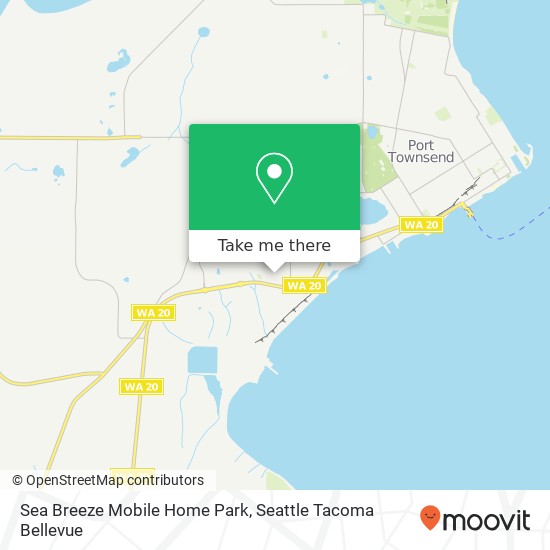 Sea Breeze Mobile Home Park map
