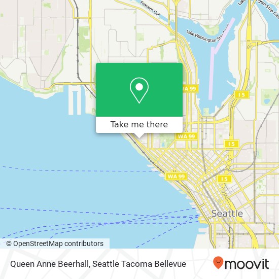 Queen Anne Beerhall map
