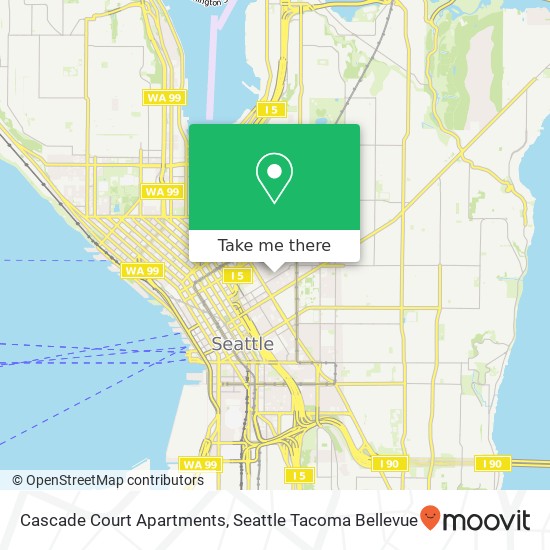 Cascade Court Apartments map