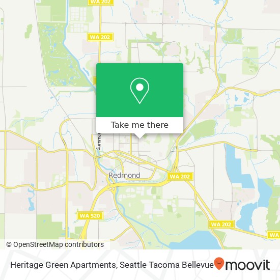 Heritage Green Apartments map