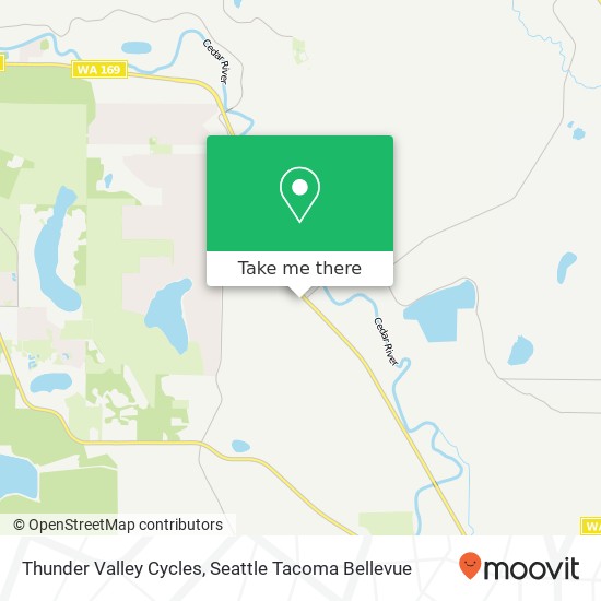 Thunder Valley Cycles map