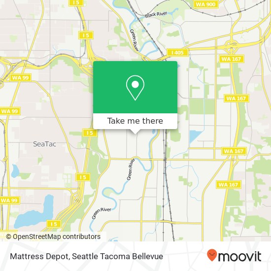 Mattress Depot map