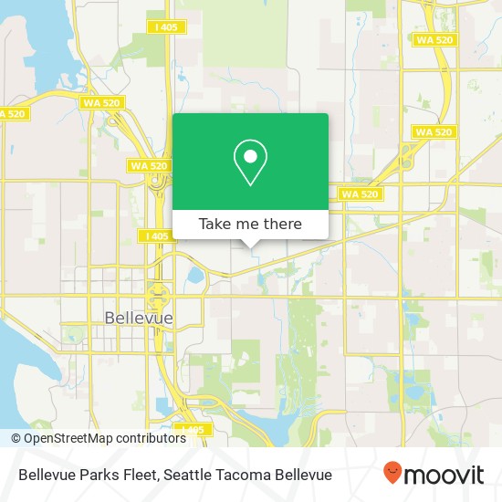 Bellevue Parks Fleet map