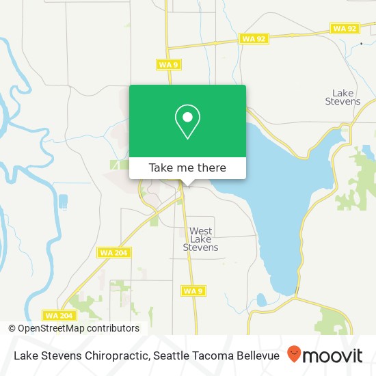 Lake Stevens Chiropractic map