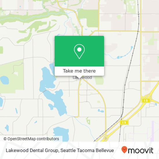 Lakewood Dental Group map