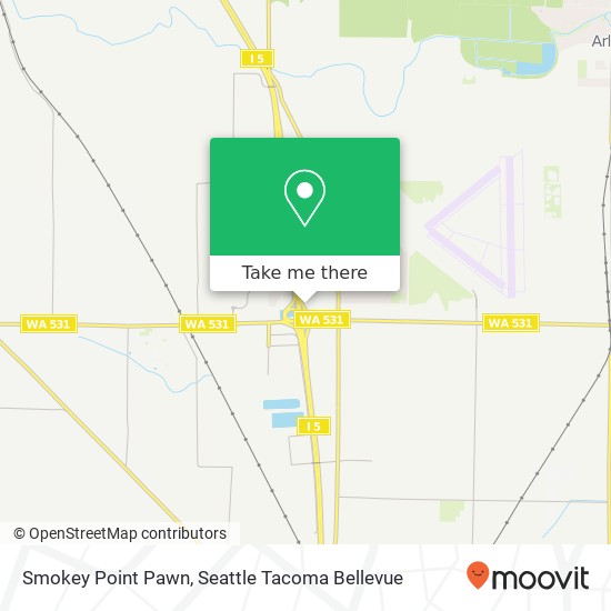 Smokey Point Pawn map
