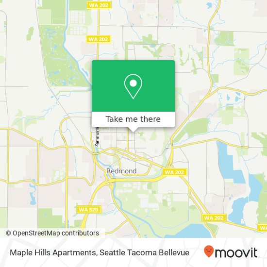 Mapa de Maple Hills Apartments