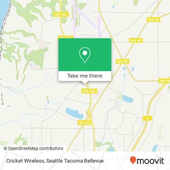 Cricket Wireless map