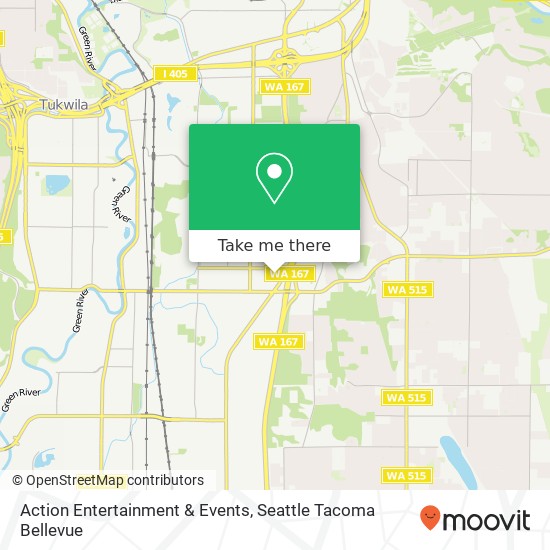 Action Entertainment & Events map