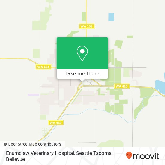 Mapa de Enumclaw Veterinary Hospital