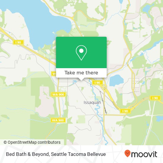 Mapa de Bed Bath & Beyond