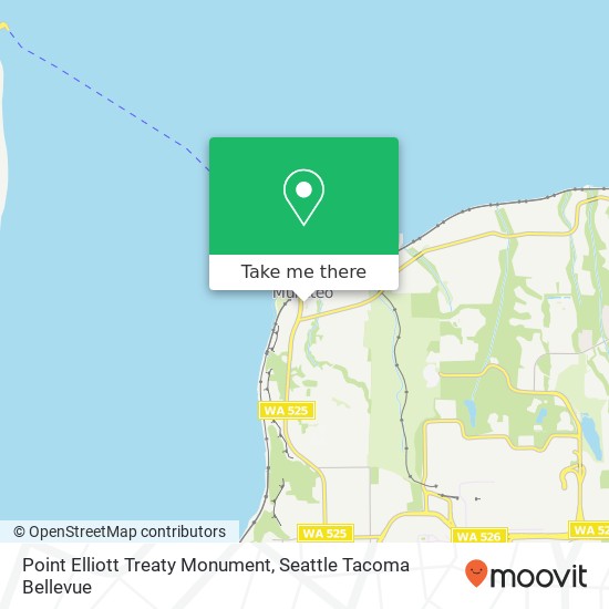 Mapa de Point Elliott Treaty Monument