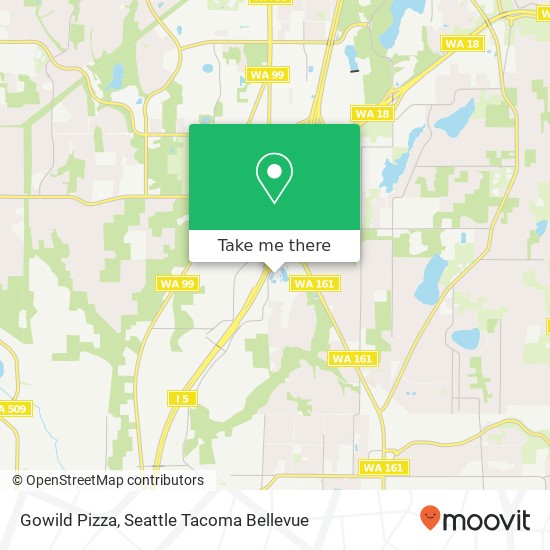 Gowild Pizza map