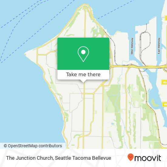 The Junction Church map