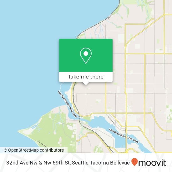 32nd Ave Nw & Nw 69th St map