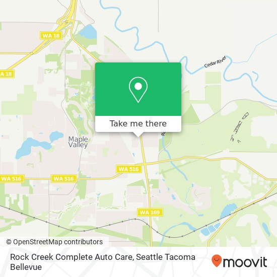 Mapa de Rock Creek Complete Auto Care