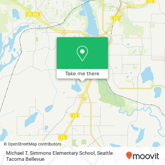 Mapa de Michael T. Simmons Elementary School