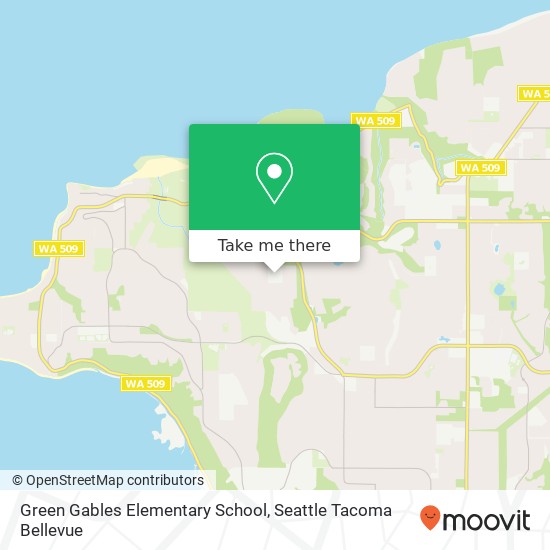 Green Gables Elementary School map