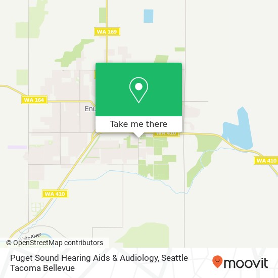 Mapa de Puget Sound Hearing Aids & Audiology