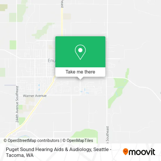 Puget Sound Hearing Aids & Audiology map